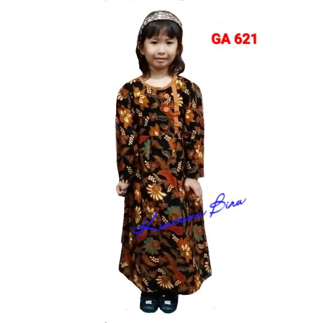 621 GAMIS BAJU MUSLIM BATIK ANAK - 2 - 12 thn - SERAGAM KELUARGA