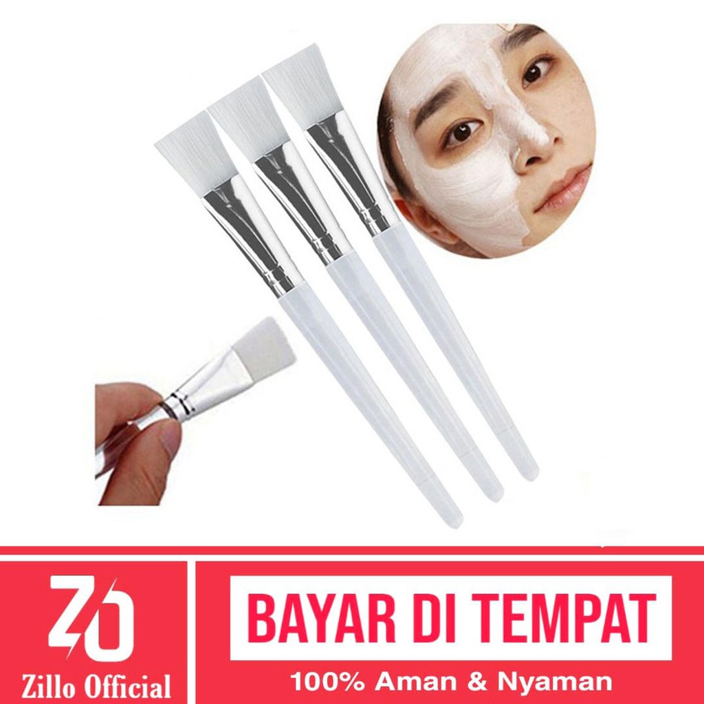 ZILLO Kuas Masker Wajah Facial Mask Brush Single Brush Kuas Masker Wajah Brush Mask Skin Care Treatment Tool