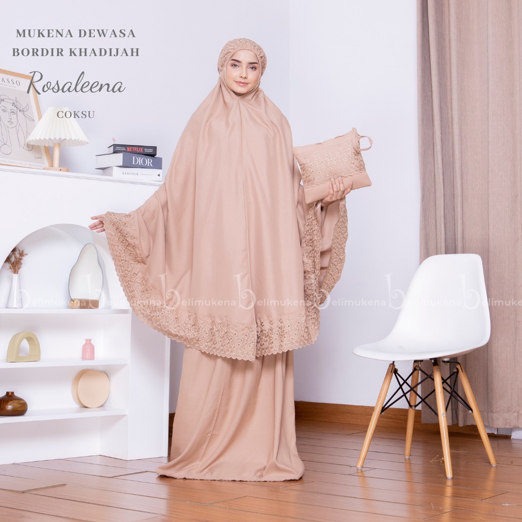 Mukena Dewasa Katun Mikro Khadijah Rosaleena