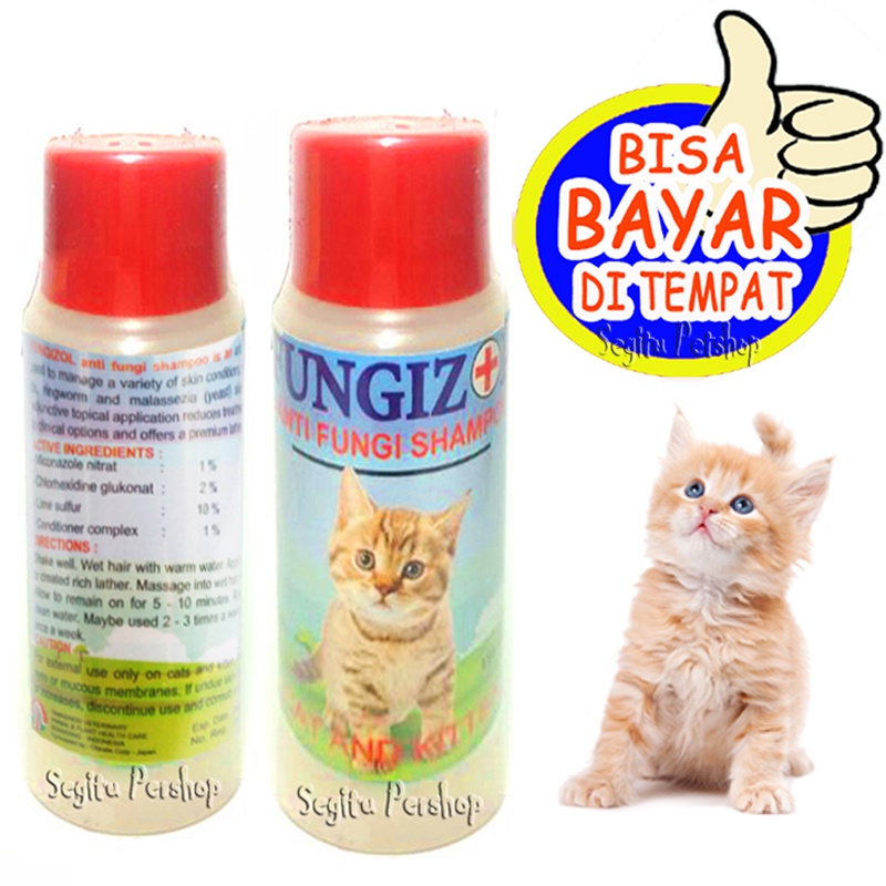 SHAMPO KUCING ANTI JAMUR SAMPO KITTEN SCABIES FUNGIZOL