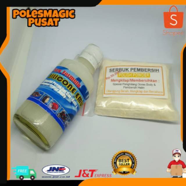 Jual Poles Magic Paket Polish Powder Special Pengkilap Shopee Indonesia