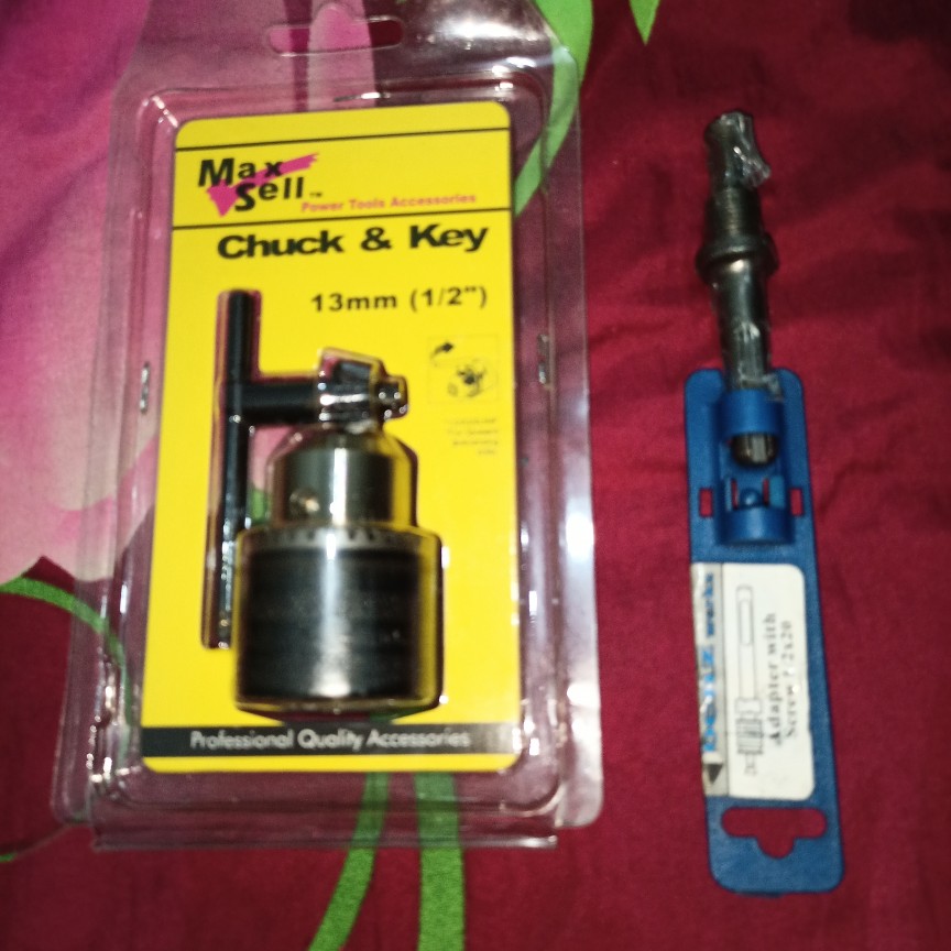 Benz Adaptor Sds Plus + Kepala Bor 13mm Drill Chuck