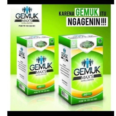 KAPSUL GEMUK MAXS-- GEMUK BADAN DARUSYIFA