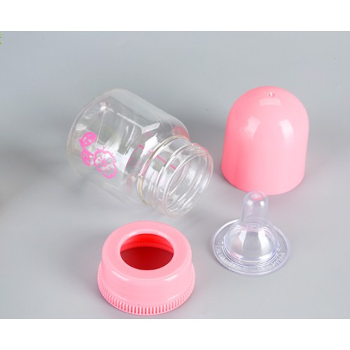 FREE DOT Botol Susu Bayi KIDZONE + Pegangan Standard Dot Gepeng BPA FREE 60ml 125ml 250ml