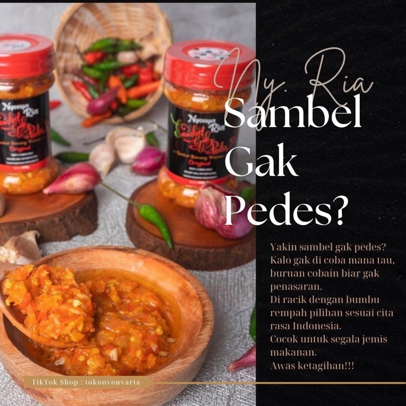 

SGP!! Sambel Gak Pedes Ny. Ria - sambel bawang MERAH