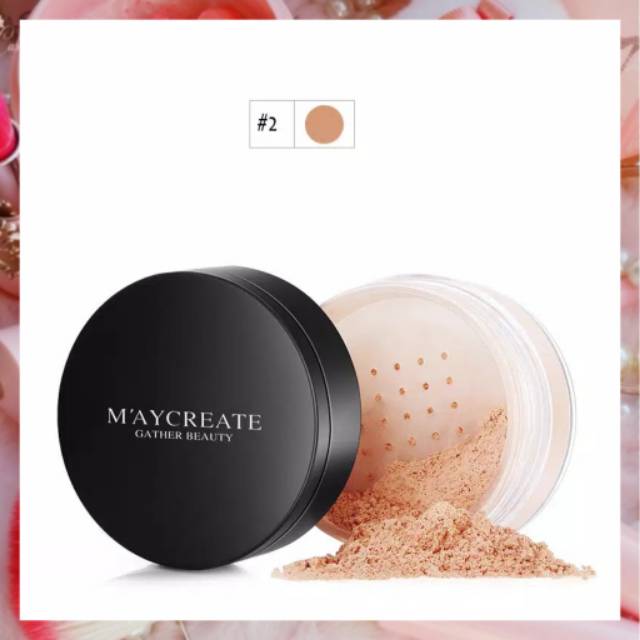 [COD] MAYCREATE LOOSE POWDER / BEDAK TABUR MAYCREATE ORIGINAL 3 WARNA