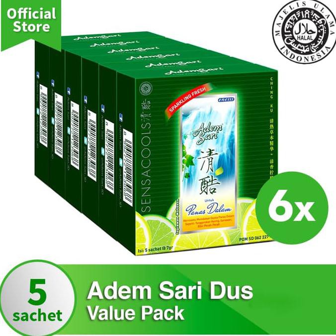 

PROMO Adem Sari Dus 5'S 7Gr Value Pack (6pcs)