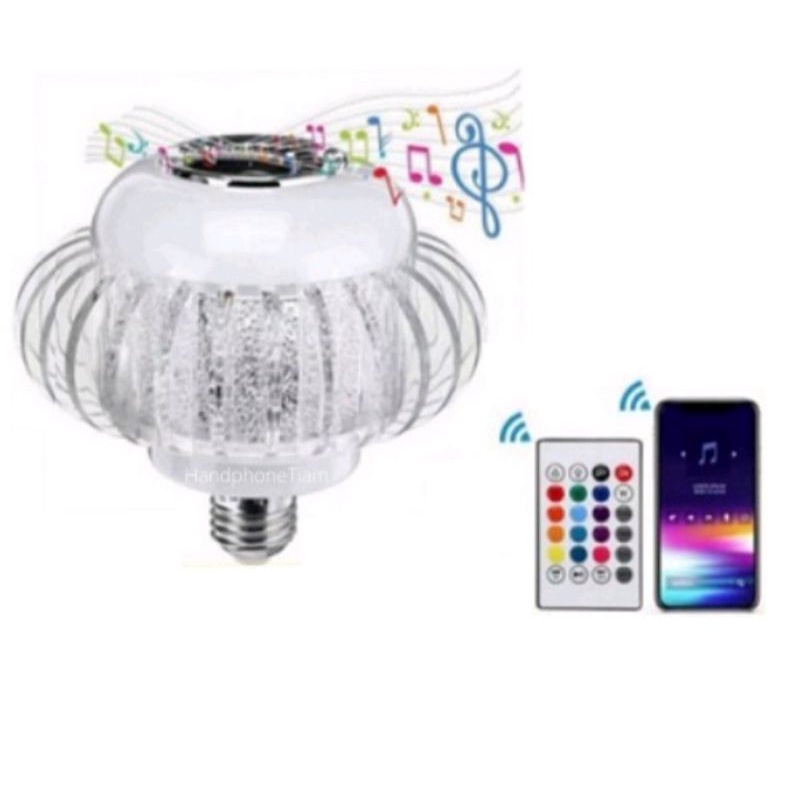 Lampu Bohlam 2in1 Speaker Bluetooth RGB Disco LED Light Crystal RemoteEA079Bohlam Speaker Bluetooth 