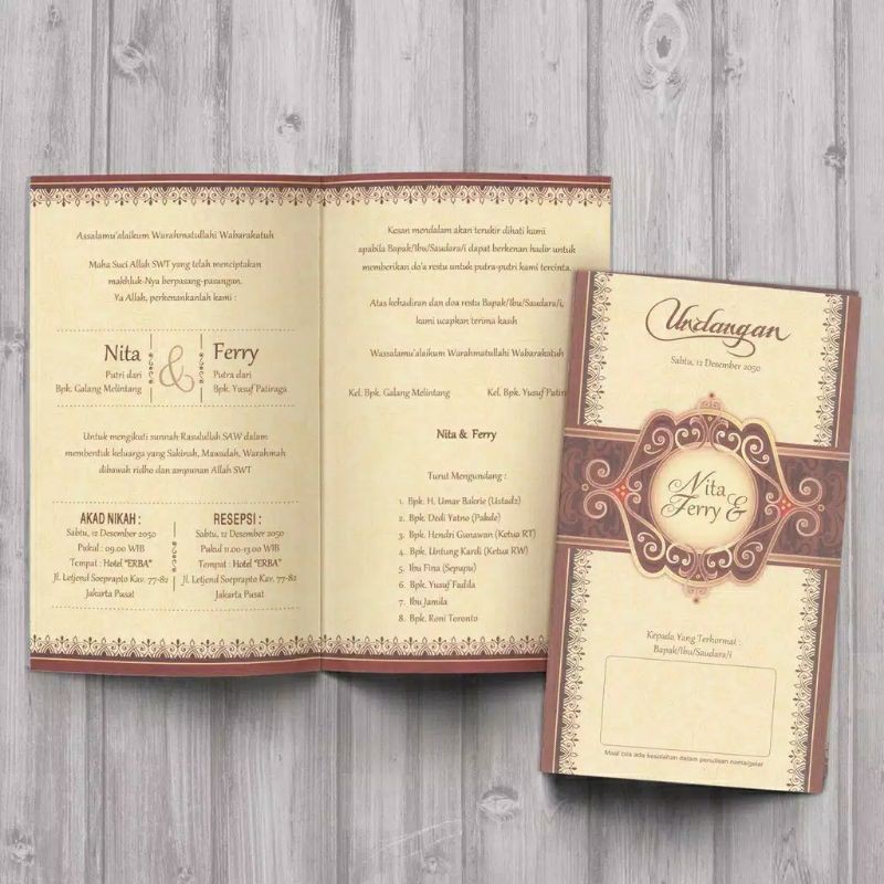 Undangan Blangko Erba 88203