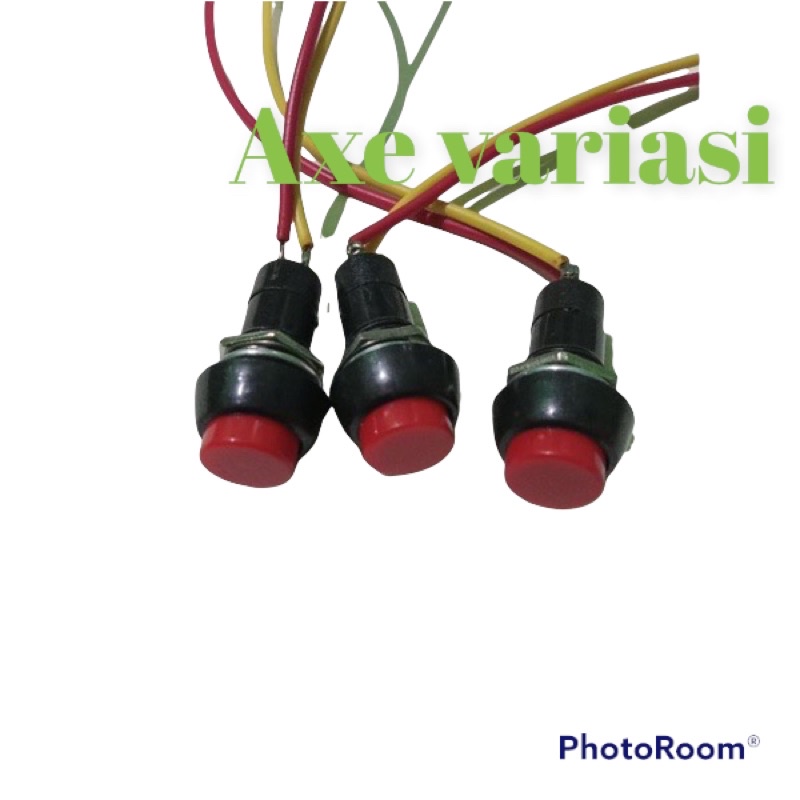 Saklar ON Off Lampu motor Saklar Tombol Bulat Saklar Lamp Tembak
