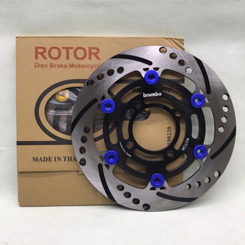 Piringan Cakram Depan Dics ROTOR THAILAND  220mm matic bebek mio beat jupiter z burhan Mx Old