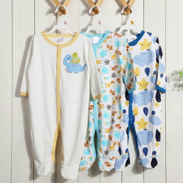 Sleepsuit TUTUP KAKI isi 3pcs TERMURAH!!