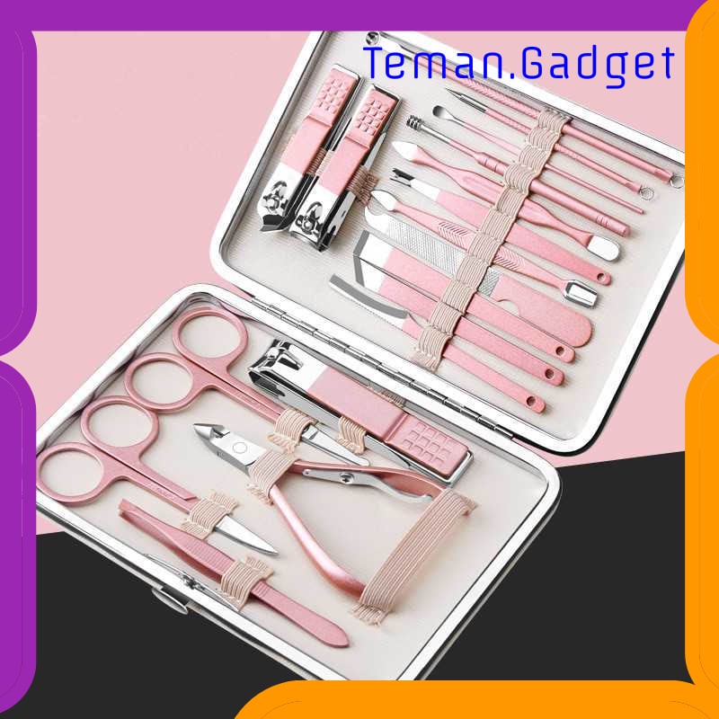 TG-FE176 BIUTTE.CO NAIL ART SET GUNTING KUKU MANICURE PEDICURE 18 PCS - ZJQ-18