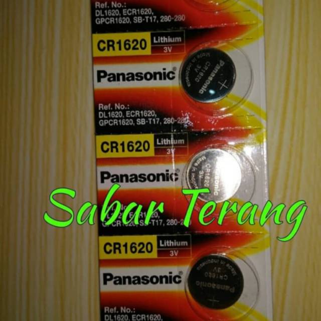 Baterai baterei panasonic / maxell micro litium CR1620 CR 1620