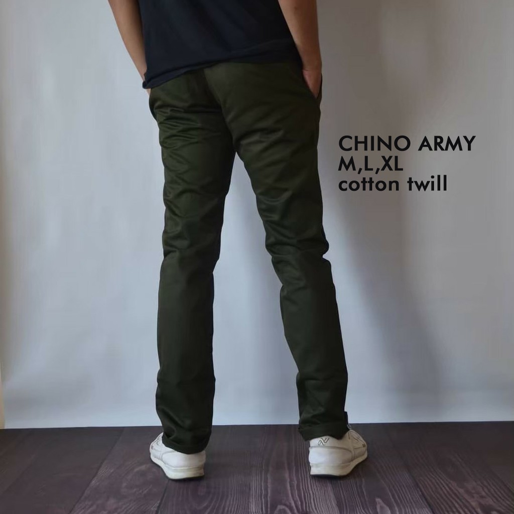 Celana Chino ORI Bahan Katun Twill