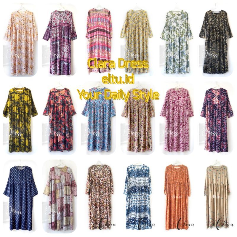 Home Dress eltu.id CLARA DRESS EL2 by Elhijab elzatta
