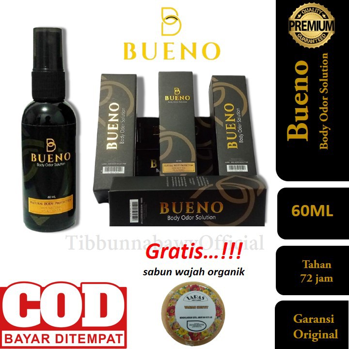 BUENO SPARY PREMIUM AMPUH MENGONTROL KERINGAT BERLEBIH MENGHILANGKAN BAU BADAN TANPA PARFUM ALKOHOL