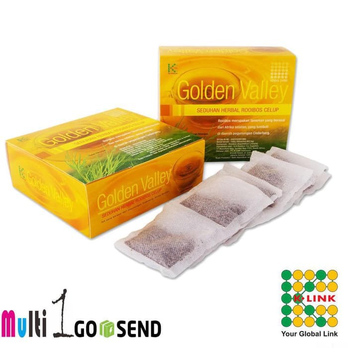 

GOLDEN VALLEY MINUMAN HERBAL SERBUK ROOIBOS KLINK