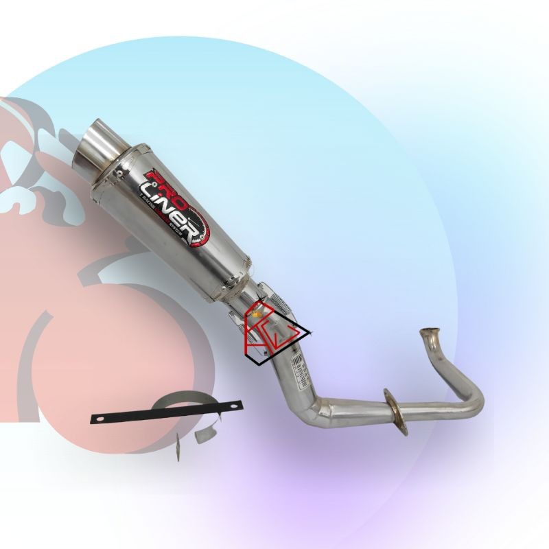 Knalpot Racing PROLINER Scoopy Beat 2021 Vario 110 125 150 Mio M3 Sporty J Smile Xeon Spin Soul
