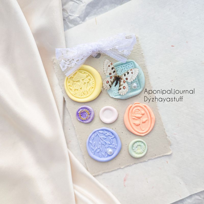 

Fairy garden story seal wax stamp instant / lilin segel / wax coin sticker