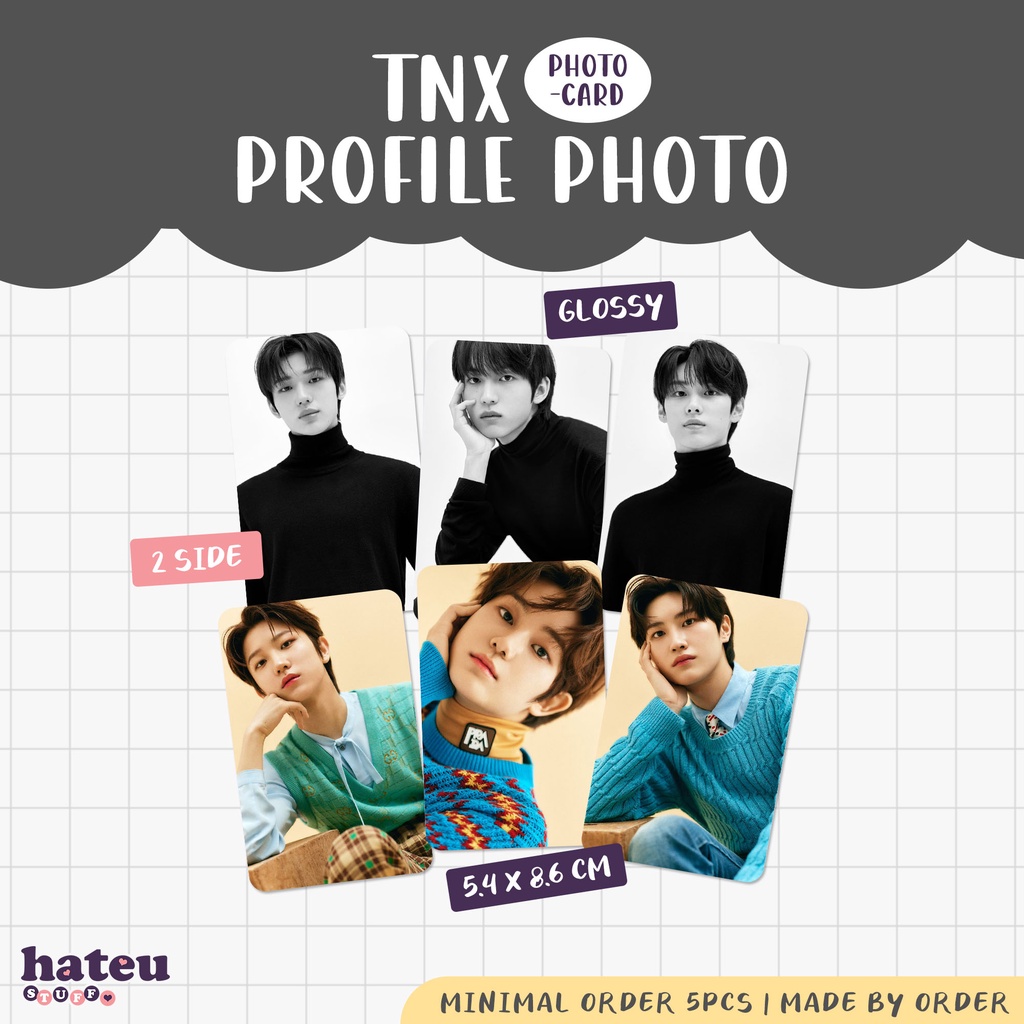 Jual TNX Unofficial Photocard Profile Photo Shopee Indonesia