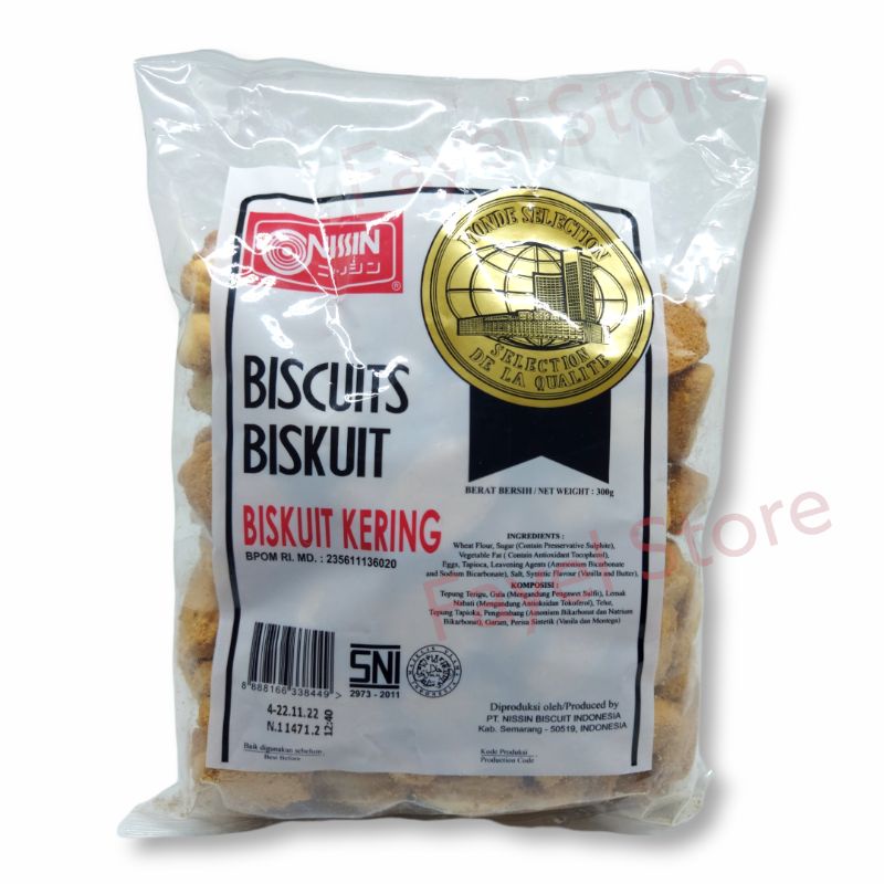 

BISCUITS BISKUIT KERING NISSIN 300gr