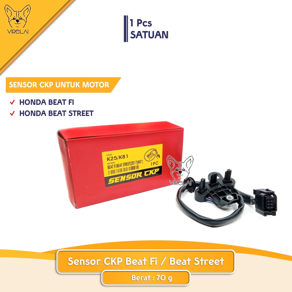 Sensor CKP / Sensor Spull Kaki 3 Honda Beat FI / Beat Street K25/K81