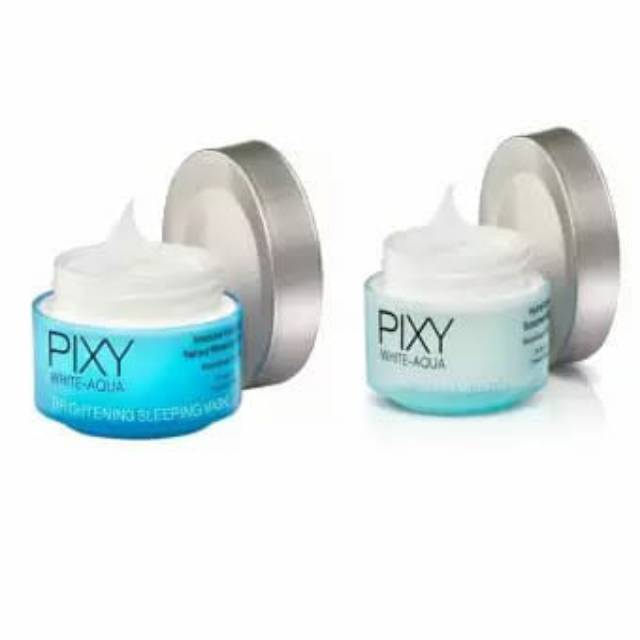 PROMO PAKET PIXY BRIGHTENING MOIST &amp; SLEEPING MASK (KECIL)/Paket Pixy Siang Malam