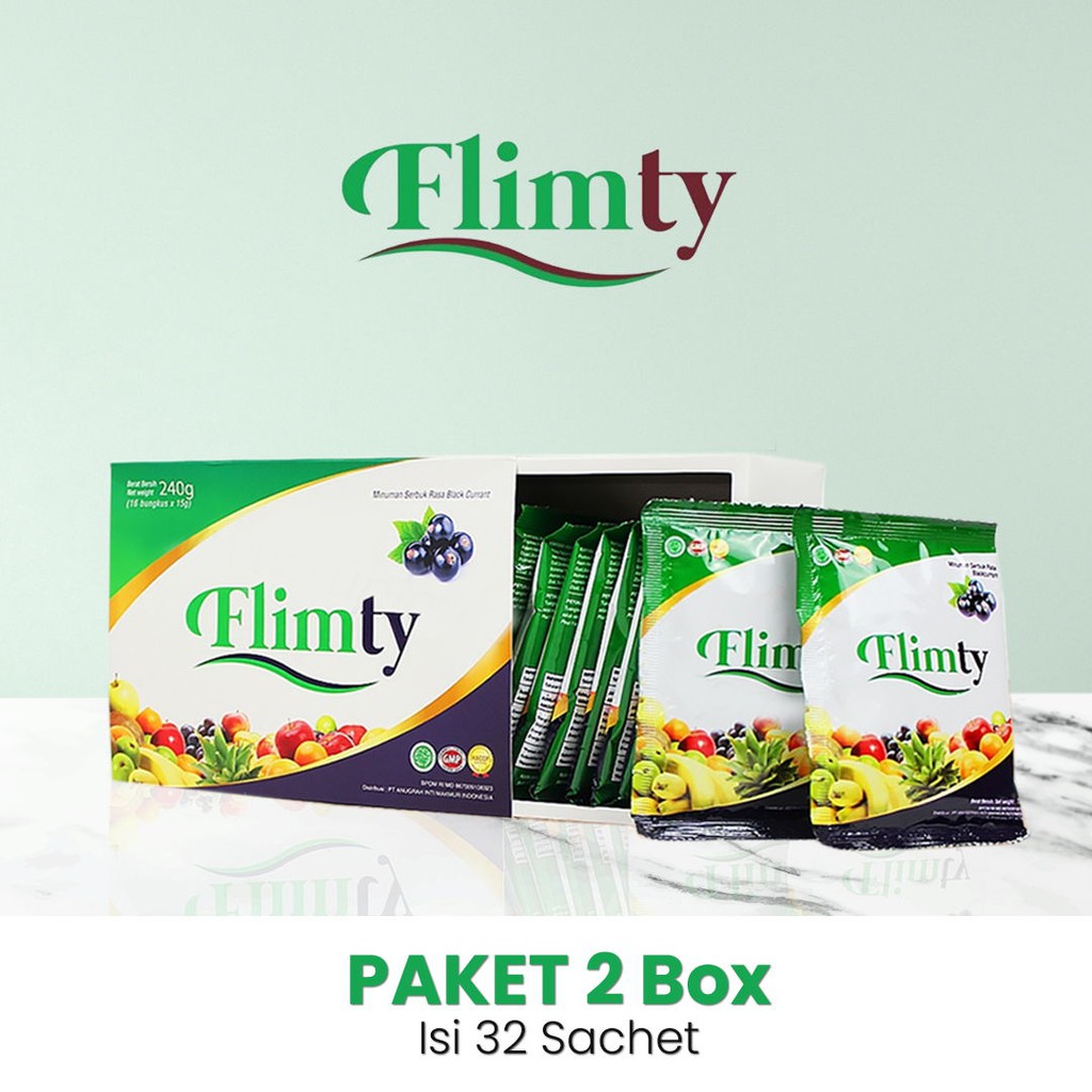 Flimty Fit Slim and Healthy (2 Box = 32sachet)