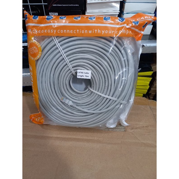 kabel jaringan cat6 70m kabel lan cat6 70m nyk