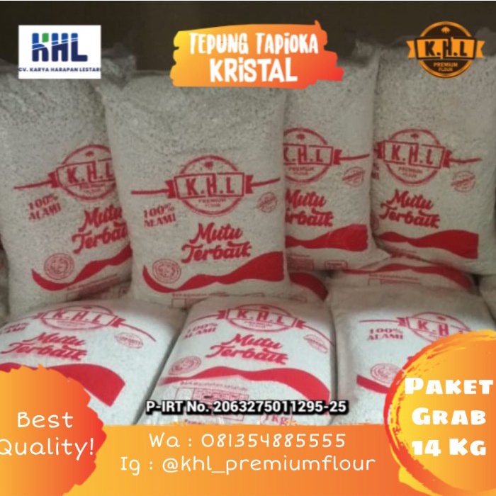 

BISA COD Tepung kasar 14kg by grab