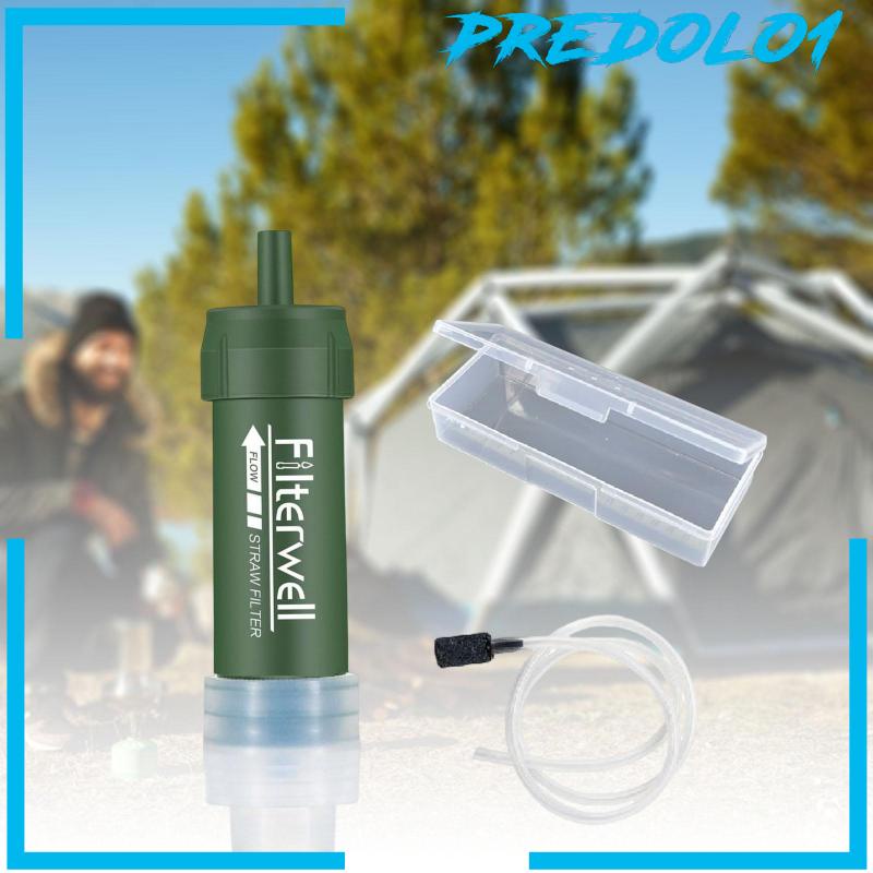 Water Filter Straw Camping Survival Purifier Drinking Travel Emergency Kits