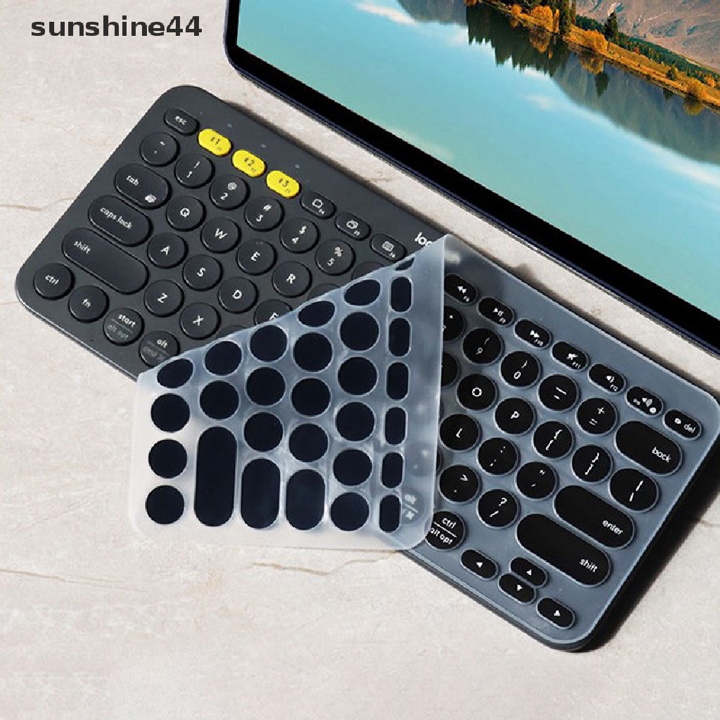 Sunshine Cover Keyboard Wireless Bahan Silikon Lembut Warna-Warni Untuk Logitech K380