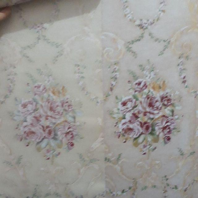 Wallpaper Dinding Shabby Cream Ukuran 45cm*10m