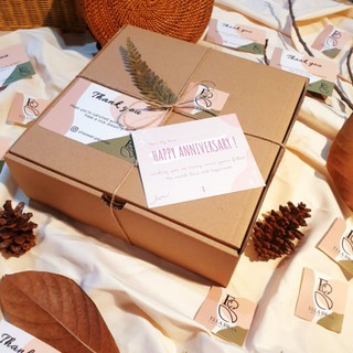 GIFT BOX size L GIFTBOX KOTAK KADO  HAMPERS RUSTIC  