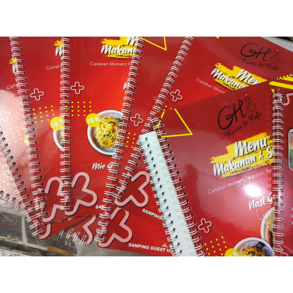 CETAK BUKU MENU
