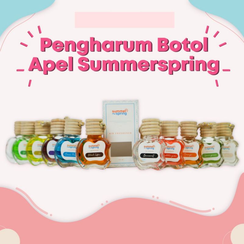 Summer Spring | Pengharum Ruangan Mobil Kamar Mandi Lemari Pakaian Kamar|Pengharum Ruangan|Pewangi R