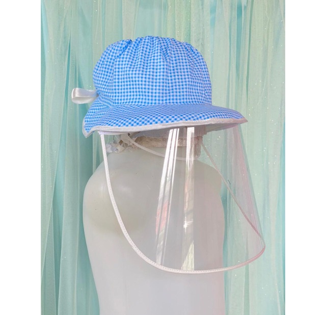 TOPI ANTI CORONA UNTUK ANAK / TOPI ANTI DROPLETS CORONA ANAK VISOR MIKA JERNIH / TOPI PENUTUP WAJAH