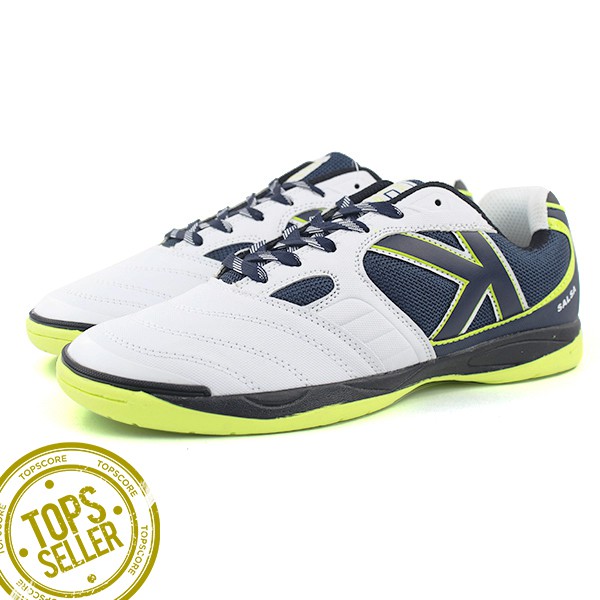 SEPATU FUTSAL KELME SALSA WHITE GREEN