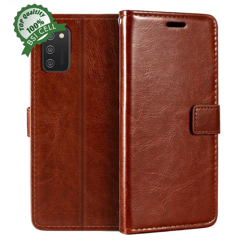 OPPO A53s LEATHER CASE SARUNG HP DOMPET KULIT