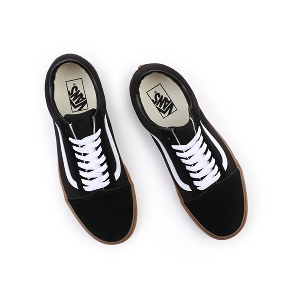 SEPATU VANS OFF THE WALL | OLD SKOOL GUMSOLE BLACK MEDIUM GUM