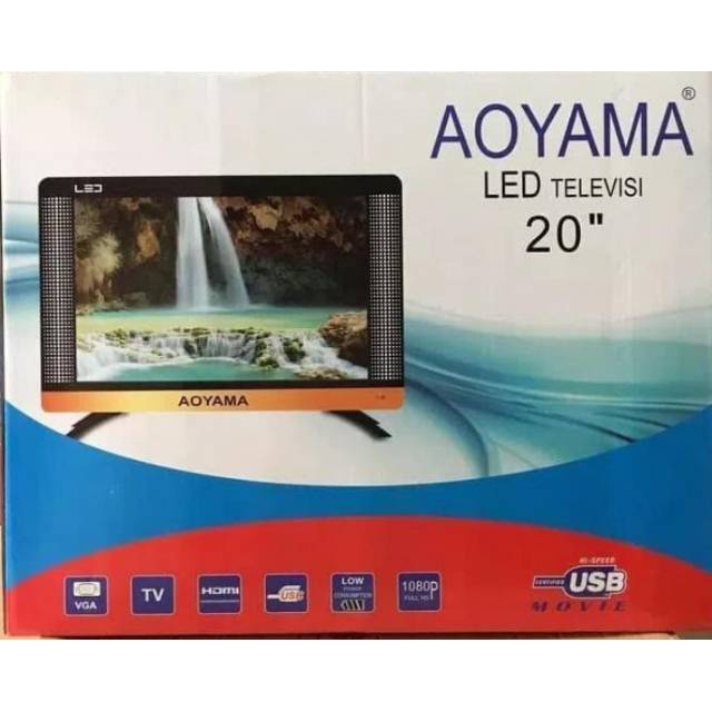 TV LED AOYAMA 20inc free antena dalam
