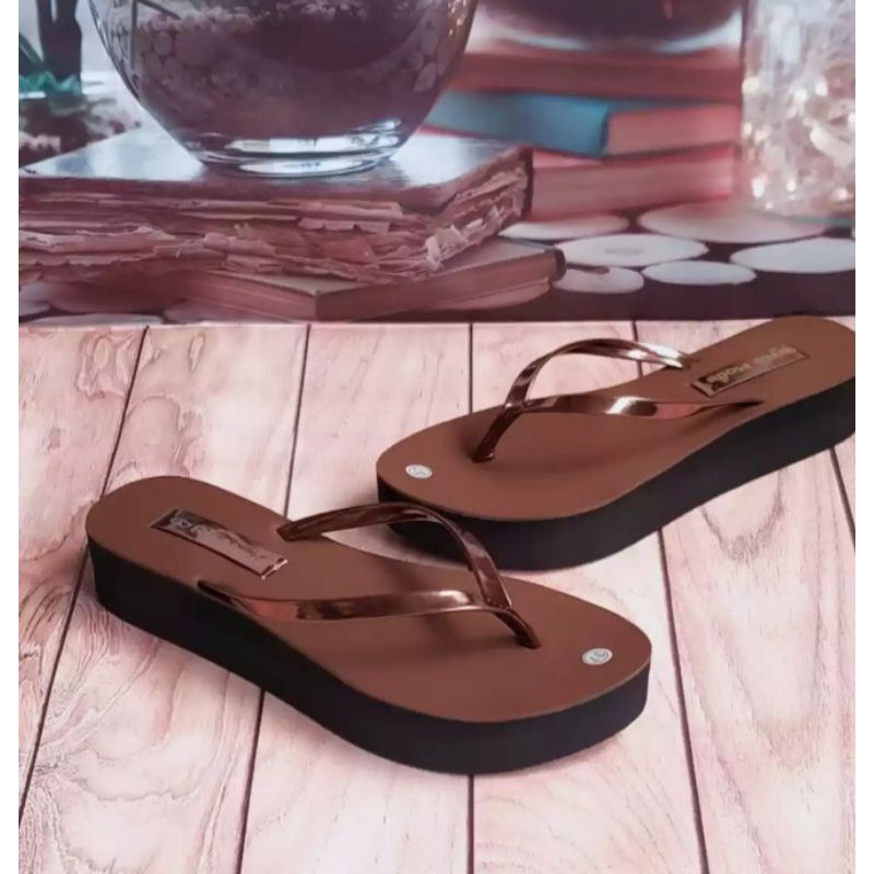 SANDAL ANDIEN WEDGES JEPIT WANITA TERBARU | SENDAL ANDIN HAK TINGGI | SANDAL JEPIT ANDIN