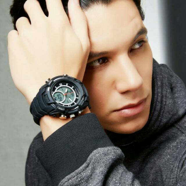 JAM TANGAN PRIA ORIGINAL SOPHIE MARTIN ALIVE CAMPER GPU951 HITAM