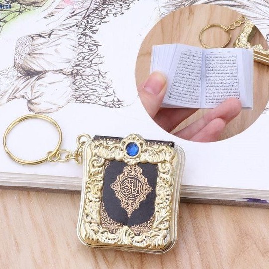 Gantungan Kunci ALQURAN MINI / Gantungan Al quran / Souvenir Gantungan Al Qur'an