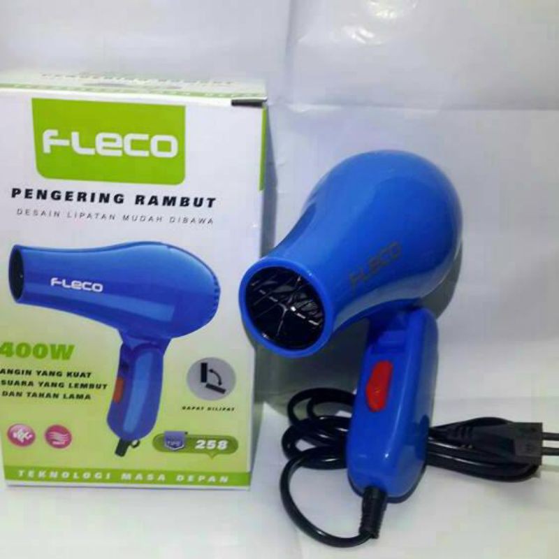 COD✓ Hairdryer Pengering Rambut Mini Fleco 258 - Hair Dryer murah