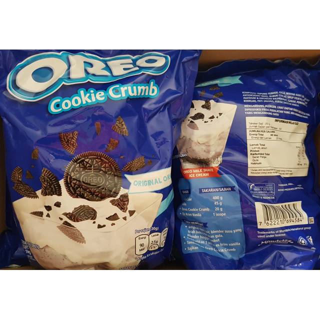 Oreo Cookie Crumb 1kg 100 Asli Shopee Indonesia