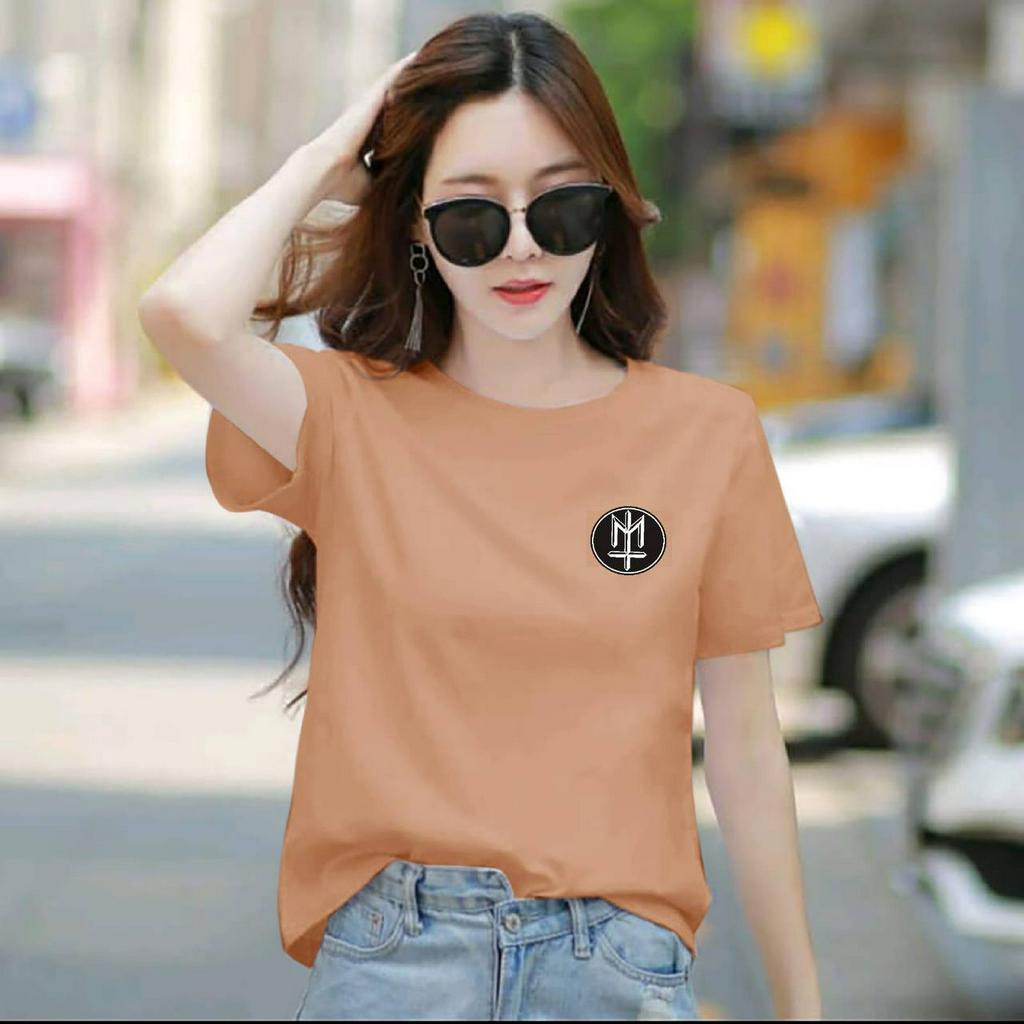 KIYOREN KAOS DISTRO WANITA KEREN LENGAN PENDEK KEKINIAN-BAJU CEWEK TRENDY TERLARIS