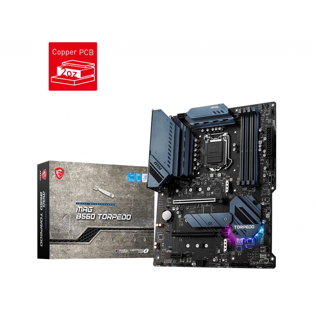 MSI MOTHERBOARD MAG B560 TORPEDO Intel B560 LGA 1200 ATX