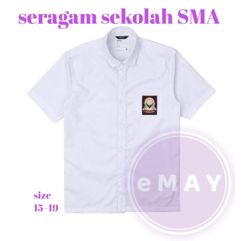 Jual Baju Seragam Sekolah Sma Smu Lengan Pendek | Shopee Indonesia